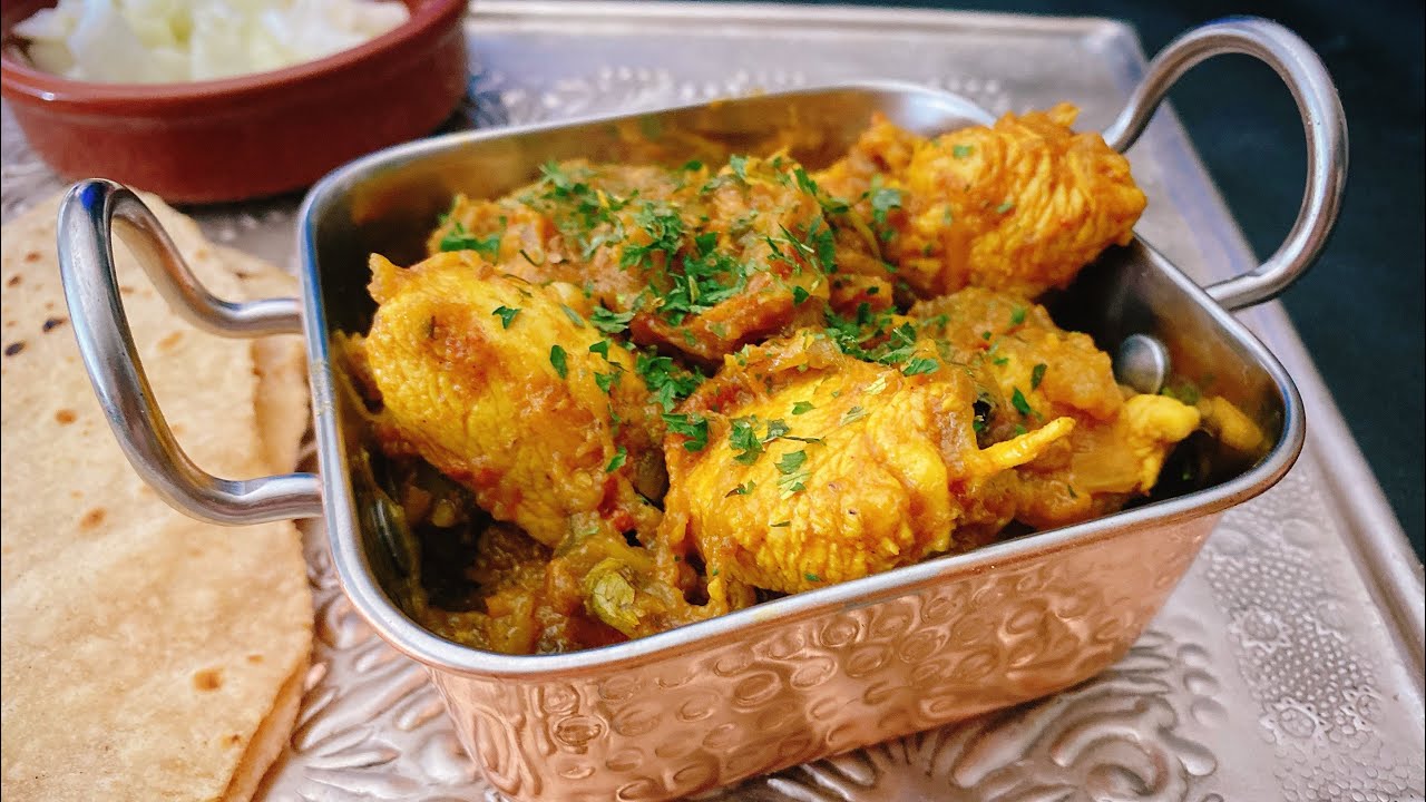 Recette indienne de Curry De Poulet À L’aubergine