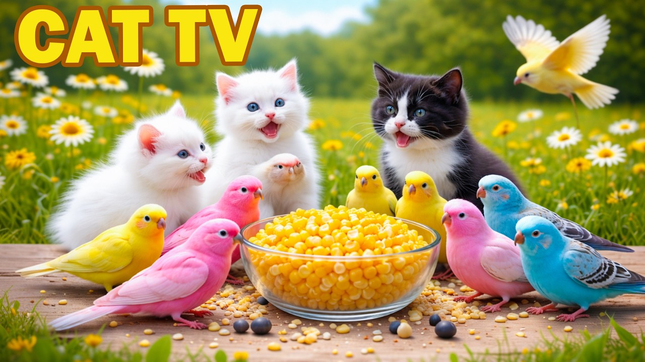 2 Hours Ultimate Bird Paradise 🐦 | Cat TV 4K HDR | Scenic Nature for Cats