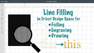 Filled In Foiling, Engraving and Drawing with Cricut Design Space screenshot 3