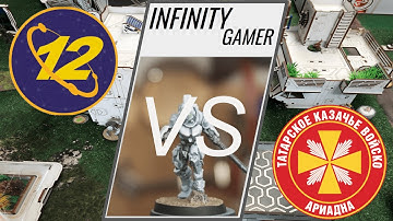 Infinity Battle Report - O12 vs Ariadna TAC (300 points)