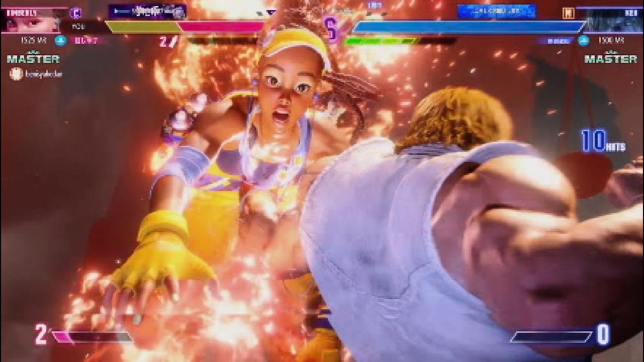 スト6 キンバリー　ランクマ　ＭＲ 1500  　少しずつ負け越してくる調子が悪くなっていく