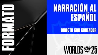 WORLDS 2025 | FORMATO (Directo con Contador)
WORLDS 2025: FORMATO (DIRECTO)
Transmitido el Lunes 13 de Octubre de 2025.
PENDIENTE DE MODIFICACIÓN Y CAMBIOS.
© 2025 Riot Games Inc. WORLDS 2025 | FORMATO (Directo con Contador)