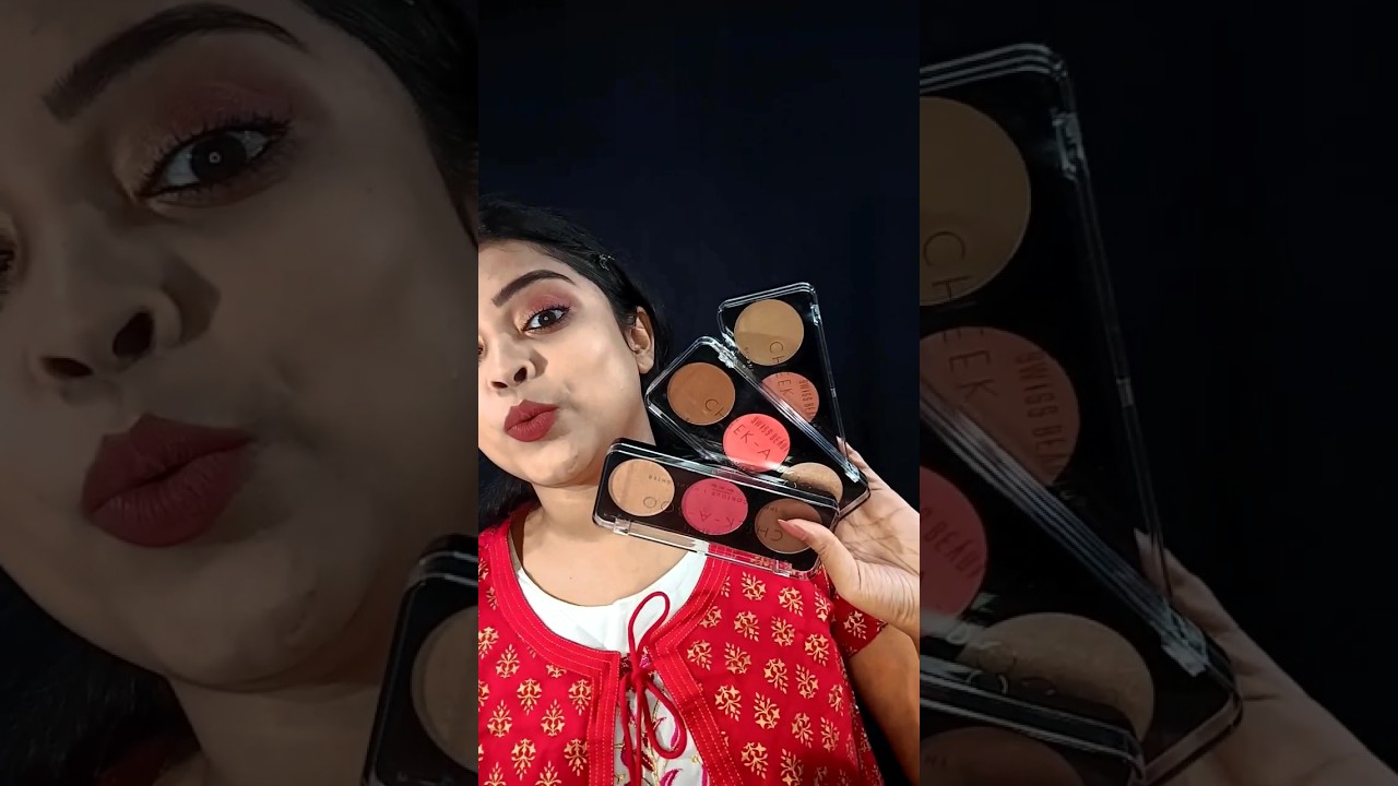 Swiss beauty Cheek- a- boo Face Palette Review 