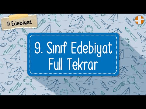 9. Sınıf Edebiyat | Full Tekrar + PDF