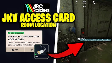 Buried City JKV Employee Access Card Location Guide! ARC Raiders Keys, Blueprints & LOOT Guide!