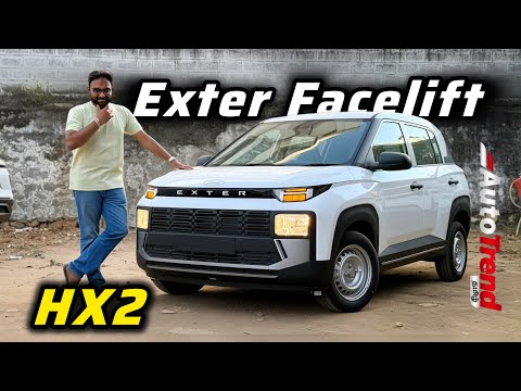 தாடி வச்ச குட்டி SUV! Hyundai Exter facelift HX2 review by Autotrend Tamil 