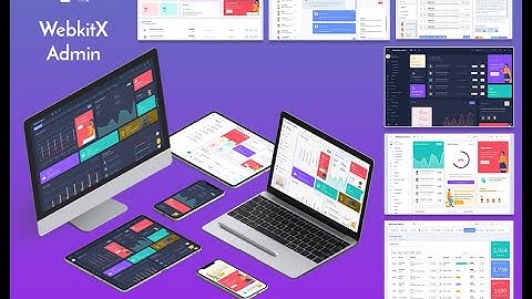 Unique Light Dashboard Design Of WebkitX Bootstrap Templates