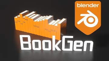 BookGen 1.0 Teaser: Book Generator Add-on for Blender