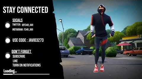 Fortnite Loading Screen Intro - Ikonik Skin