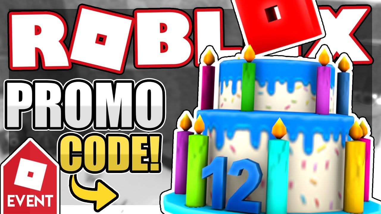 Promo Code How To Get The 12th Birthday Cake Hat Roblox - roblox new years hat