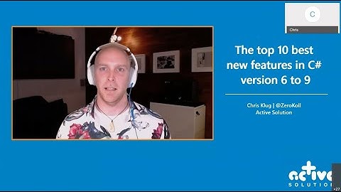 The top 10 best new features in C# version 6 to 9 - Chris Klug