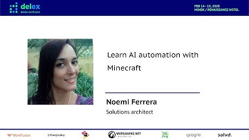 Learn AI automation with Minecraft (Noemi Ferrera, Spain) [EN]