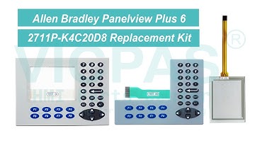 How to Repair 2711P-K4C20D8 Panelview Plus 6 Terminals Keypad?