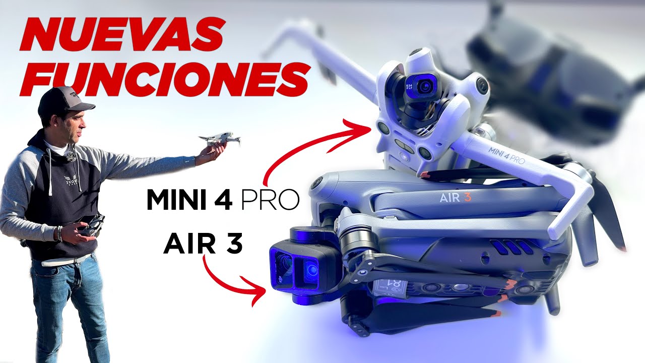 Un modo NUNCA VISTO 😲 en los drones DJI para el MINI 4 PRO y el AIR 3 en su nuevo Firmware