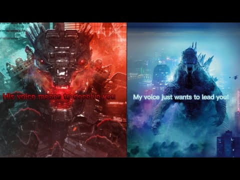 My voice just wants to lead you ( mechagodzilla and godzilla edit)
