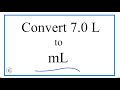 Liters to Milliliters Conversion