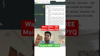 JEE Mains PYQ for Re-NEET 2026 #neet2026 #physics #neetaspirents #neet #shorts #viral #ytshorts
