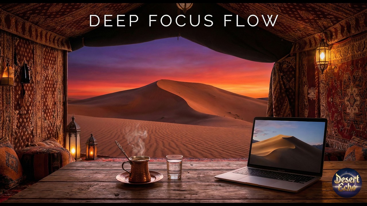 Deep Focus Arabic Lofi ☕ Oriental Chill Mix for Coding & Work [2 Hours]