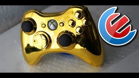 GOLDEN CUSTOM XBOX 360 CONTROLLER