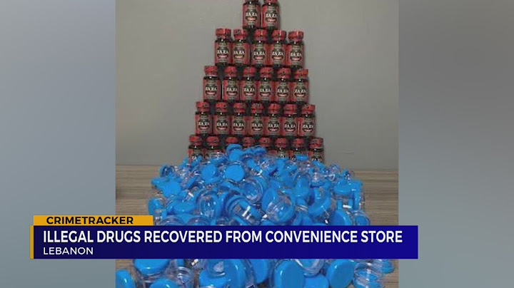 Illegal drugs recovered from Lebanon convenience store