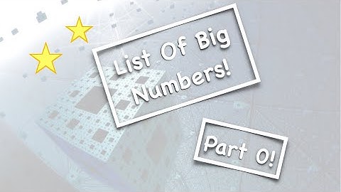 [READ DESCRIPTION!!!] My new list of big numbers (basic info)
