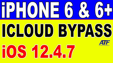 iOS 12.4.7 ICLOUD BYPSS"IPHONE 6 & 6 PLUS
