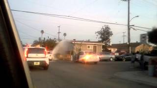 Broken hydrant in oxnard