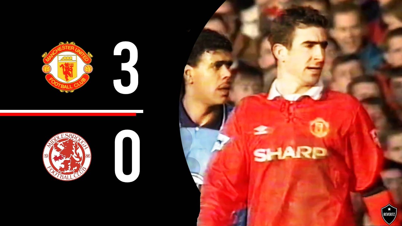 Manchester United v Middlesbrough | Highlights | MOTD | February 1993
