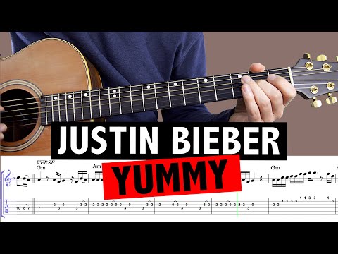 justin-bieber---yummy-//-easy-guitar-tutorial-(+tabs)