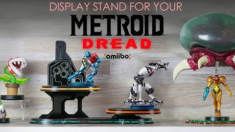 Assembling our Nintendo Switch Metroid Dread Amiibo Display Stand