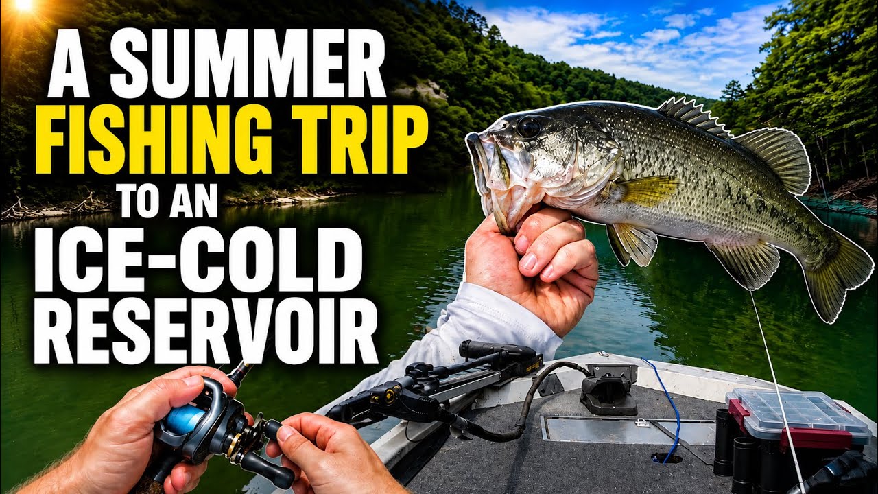 A Summer Bass Fishing Trip to an Ice-Cold Reservoir