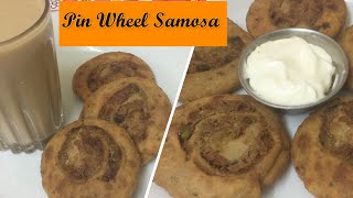 பின்வீல் சமோசா | Pinwheel Samosa Recipe | पिनव्हील समोसा | Snack Recipe in Tamil | Samosa Recipe |
