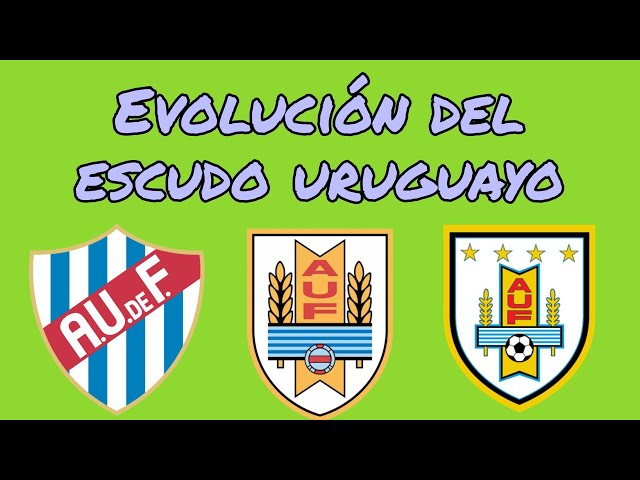 Evolución del Escudo de la Selección Uruguaya (1901 - 2022) 