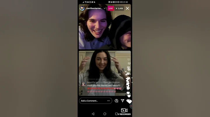 Marthe Woertman Instagram Live 04/09/2021