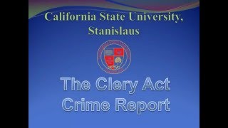 CSU Stanislaus Campus Security Act