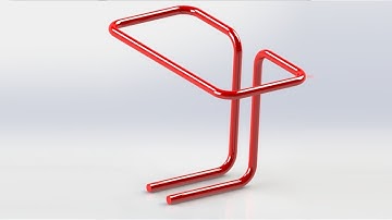 3D sketch swept feature circular profile - solidworks 2016