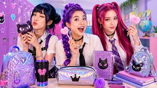 🎤 HUNTR/X's Ultimate School Makeover! 🎒✨ Amazing K-POP-Inspired Hacks & DIY