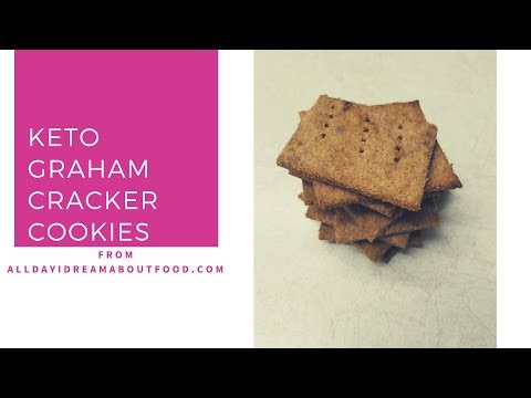 Keto Graham Cracker Cookies - Ketogenic Graham Crackers