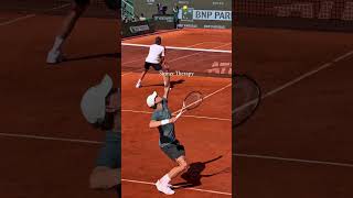 Slow-mo serve and ballboy aura🤷🏻♂️