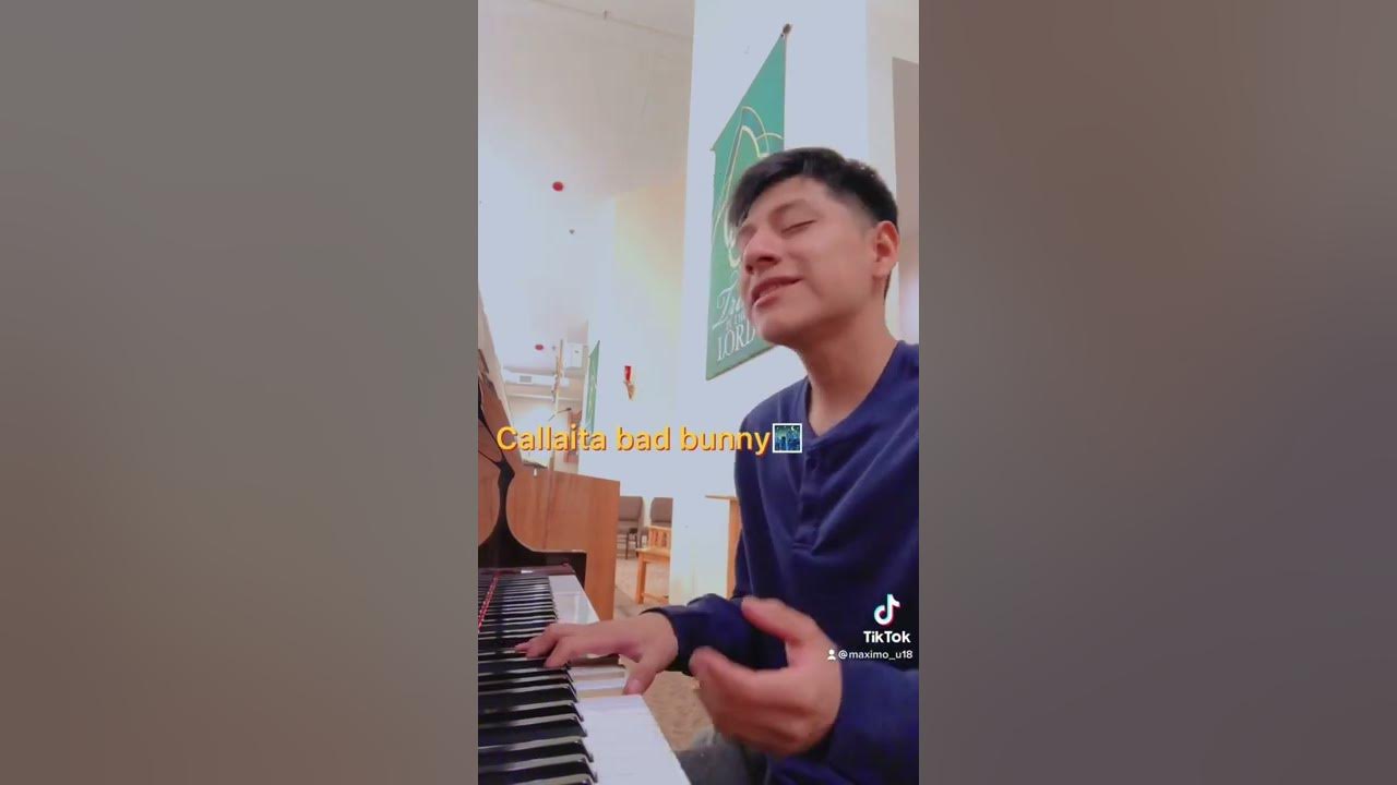 Callaita version piano bad bunny 🐰 cover