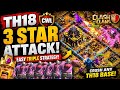 🔥 TH18 CWL 3 Star Attack Strategy | Easy Triple in Clan War League!🔥