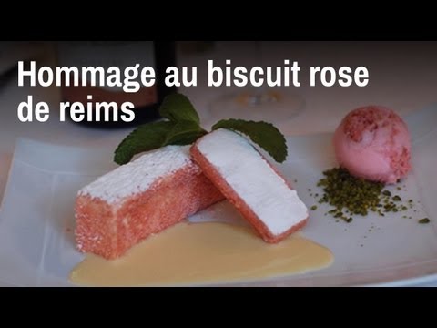 Recette De Chef Hommage Au Biscuit Rose De Reims Youtube