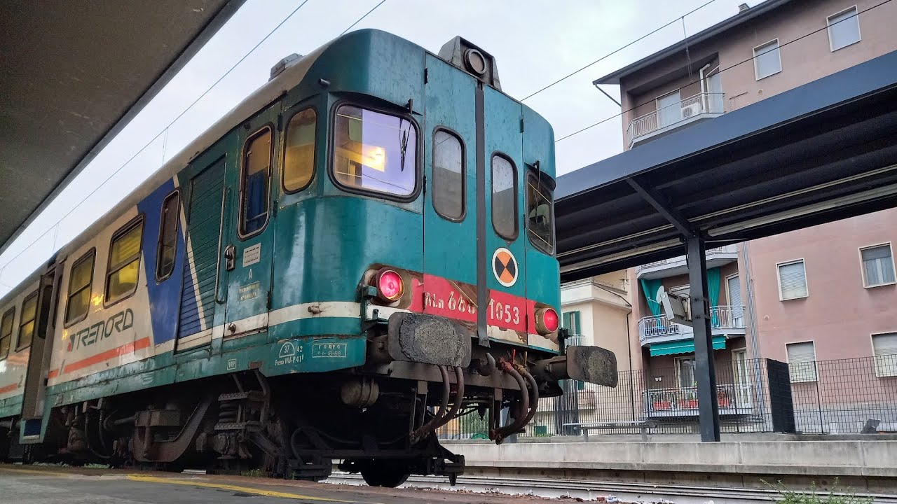 Sound Aln668 serie 1000, sequenza di cambio marce e transito a Cava Carbonara (PV)