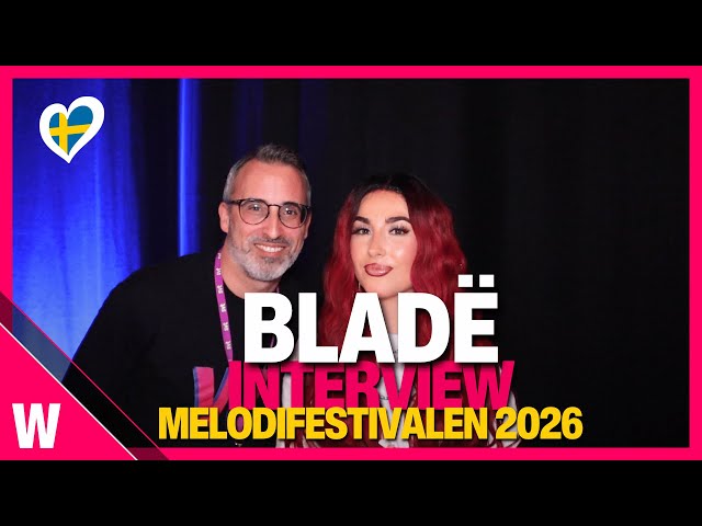 🇸🇪 Bladë - "Who You Are" | Interview @ Melodifestivalen 2026 artist launch