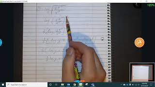 Expanding logarithmic expressions: Problem type 2