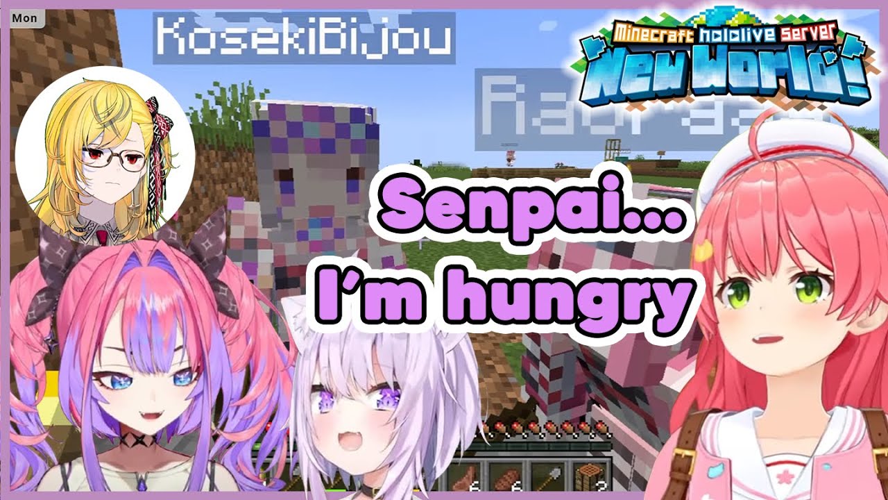 【ALL POVs】 ID & EN shenanigans to JP members in the new Minecraft server