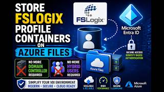 FSLogix profile containers on Azure Files using Microsoft Entra ID