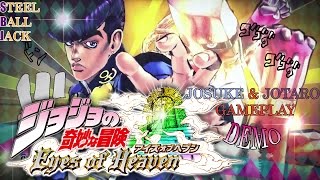 Josuke & Jotaro Gameplay 「JoJo`s Bizarre Adventure: Eyes of Heaven Demo」