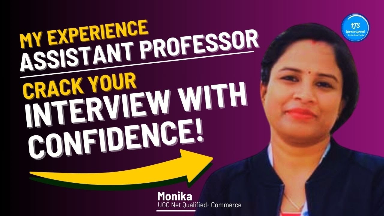 Crack Your Assistant Professor Interview with Confidence - YouTube