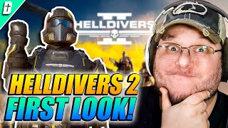 MY FIRST DIVE INTO HELL! (A Helldivers 2 First Look)